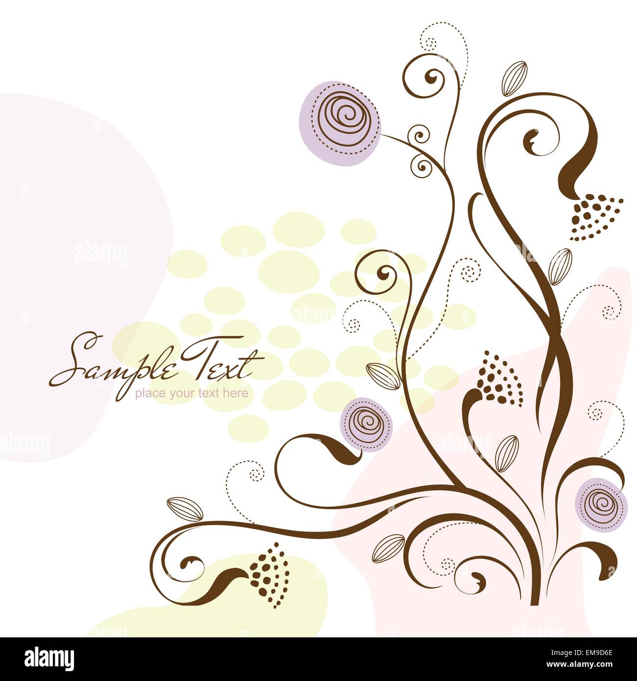 seamless pattern background with flowers Stock Vector Image & Art - Alamy