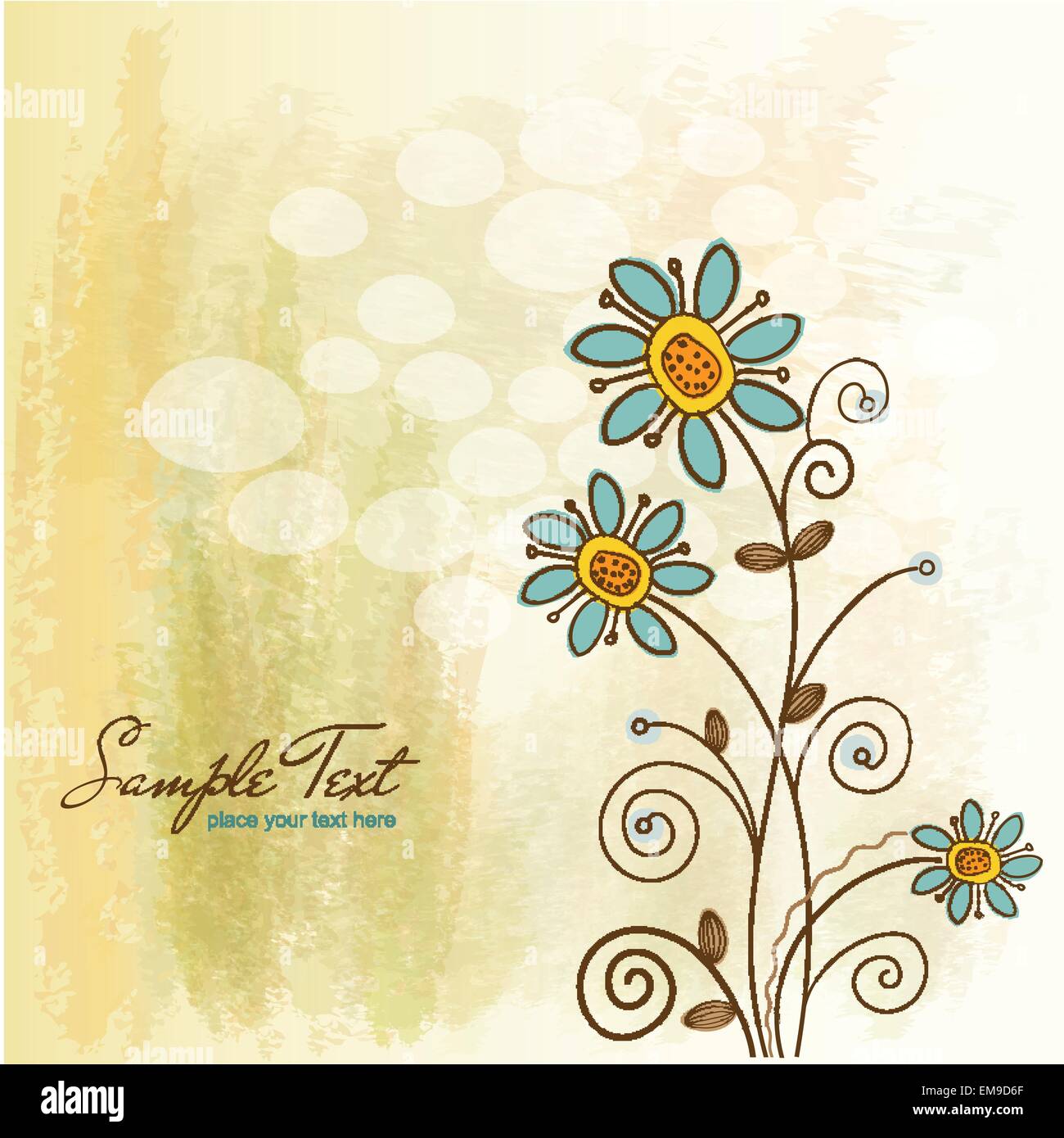 seamless pattern background with flowers Stock Vector Image & Art - Alamy