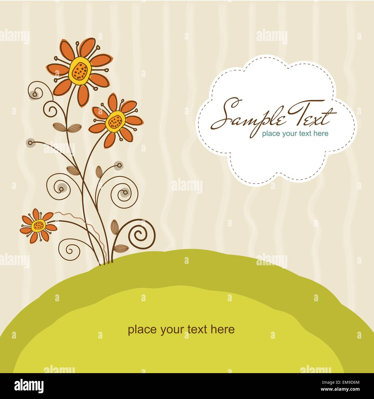 seamless pattern background with flowers Stock Vector Image & Art - Alamy