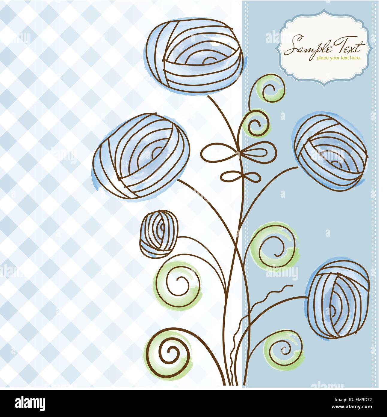 seamless pattern background with flowers Stock Vector Image & Art - Alamy