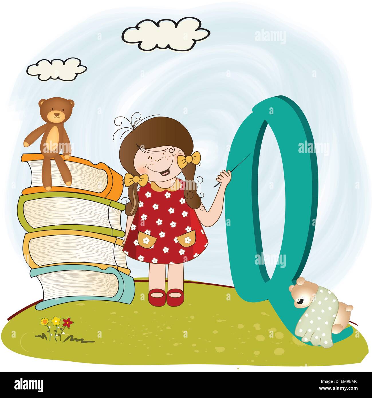 children alphabet letters Stock Vector Image & Art - Alamy