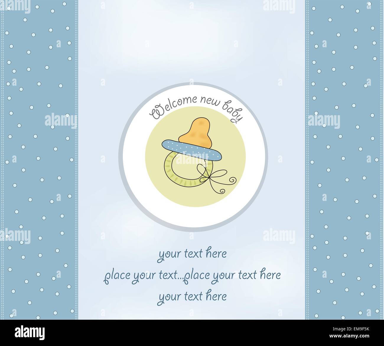 new baby boy shower card Stock Vector Image & Art Alamy