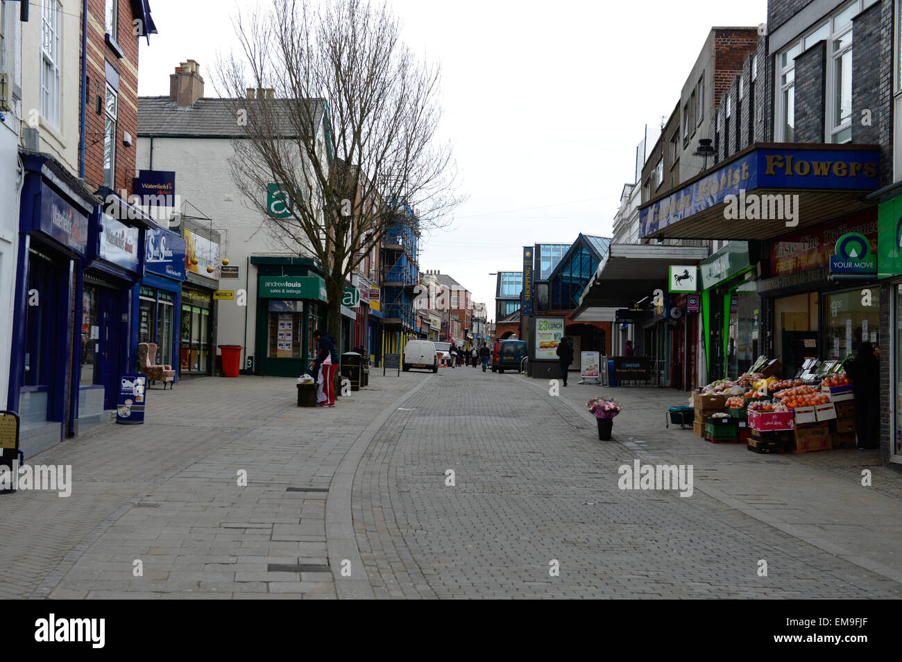 Prescot.Merseyside. Town Centre Photos March 2015. Prescot is a town and civil parish within the