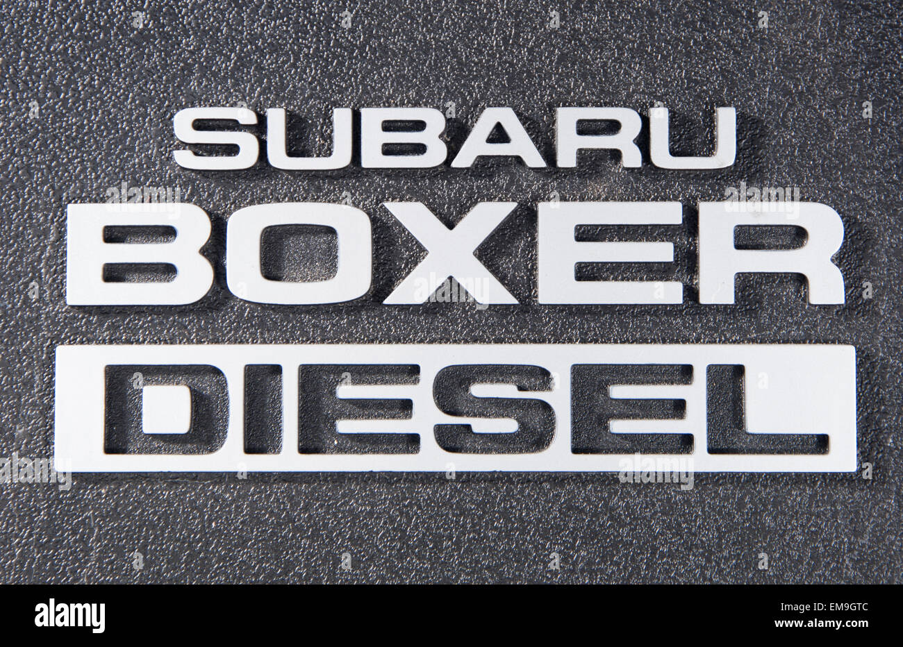 08 Subaru Legacy With Boxer Diesel Engine Stock Photo Alamy
