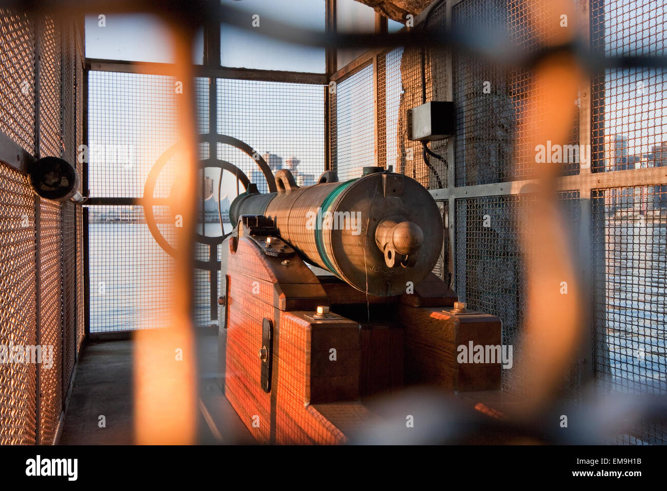 Nine O'clock Gun In Stanley Park, Vancouver, British Columbia, Canada