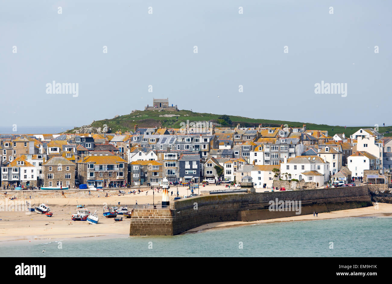 St Ives Town Stock Photo