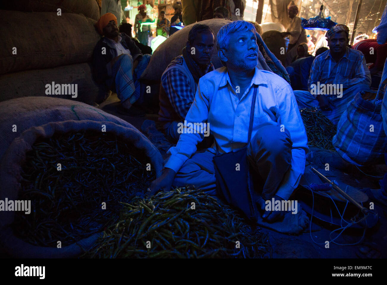 Wholesale vegetable Market Bepin Behari Ganguly Street Calcutta Kolkata