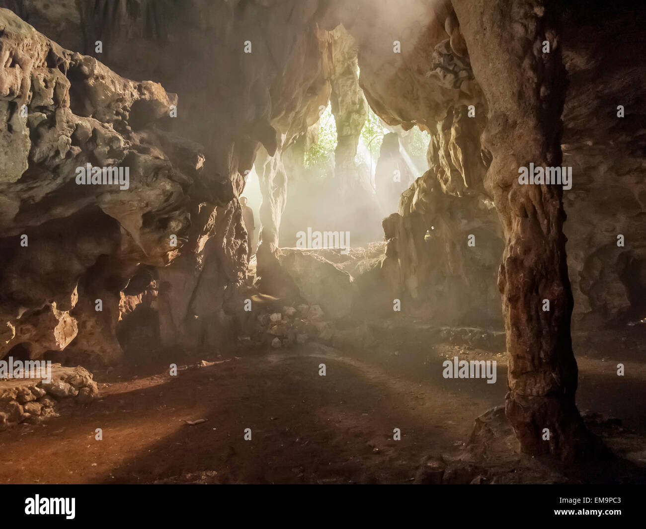 Ambrosio cave at Cuba Stock Photo Alamy