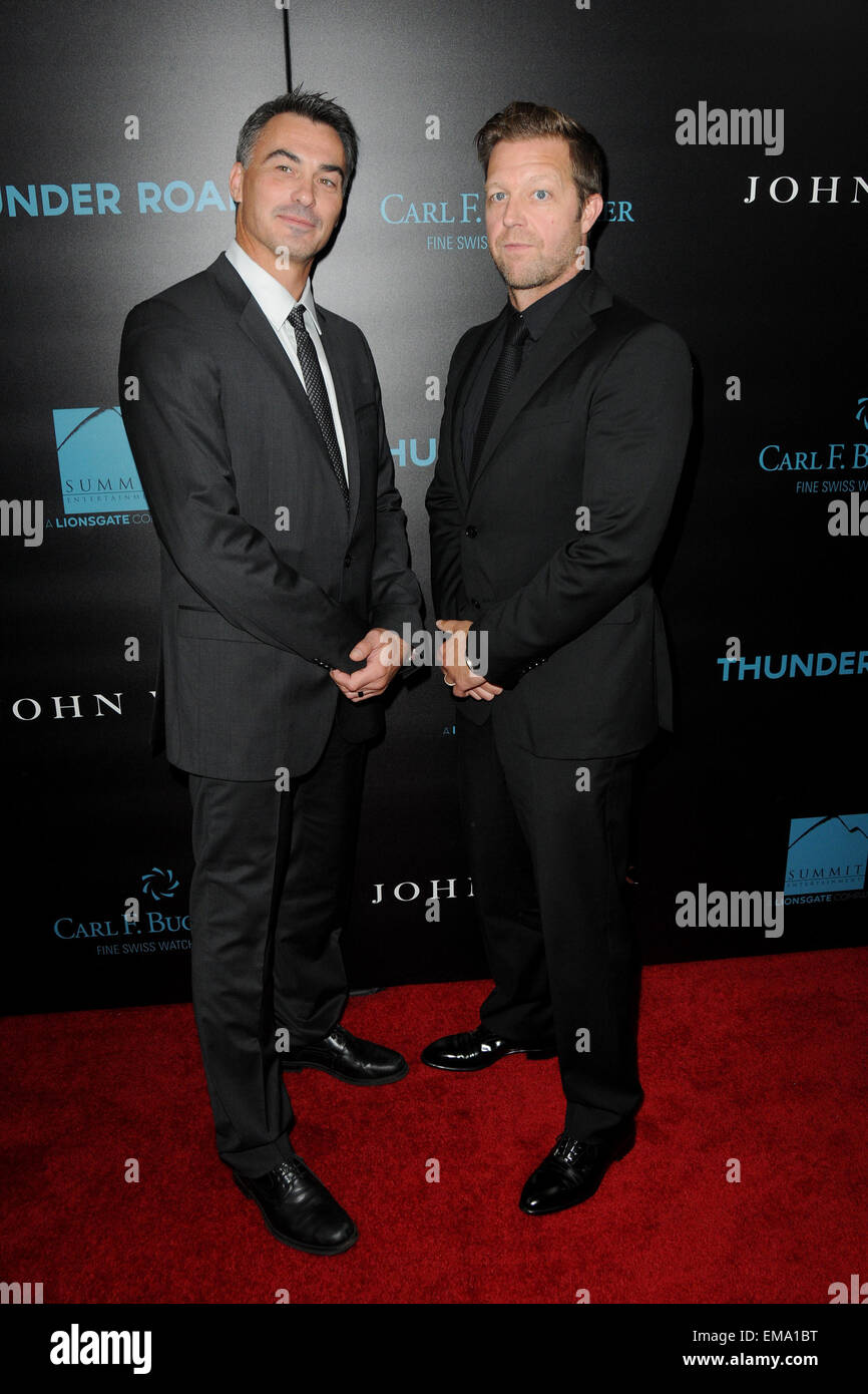 New York special screening of 'John Wick' - Arrivals  Featuring: Chad Stahelski,David Leitch Where: New York City, New York, United States When: 13 Oct 2014 Stock Photo