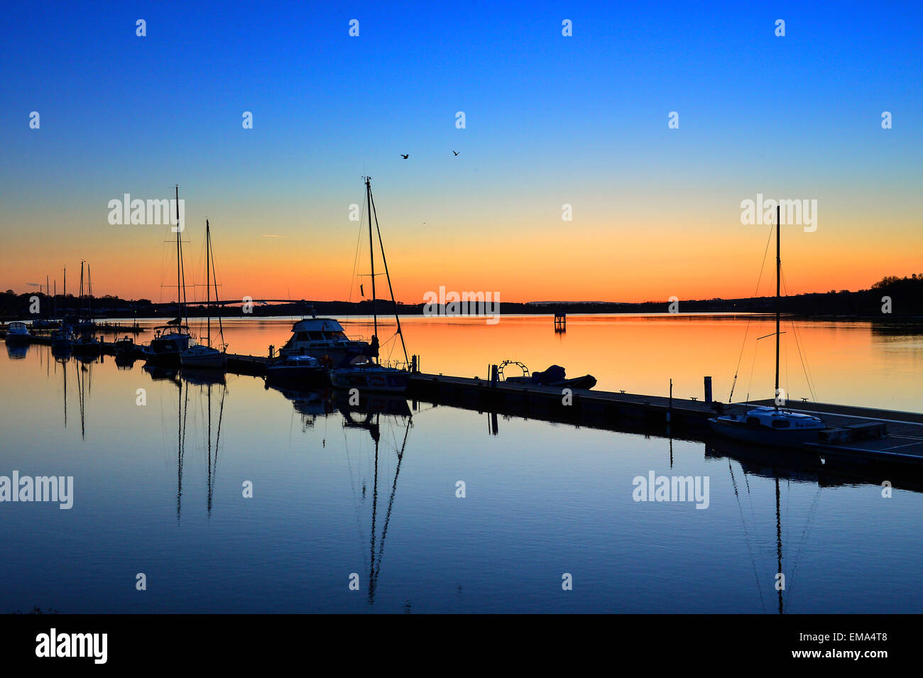 Londonderry, Northern Ireland. 18th April, 2015. UK Weather Sunrise