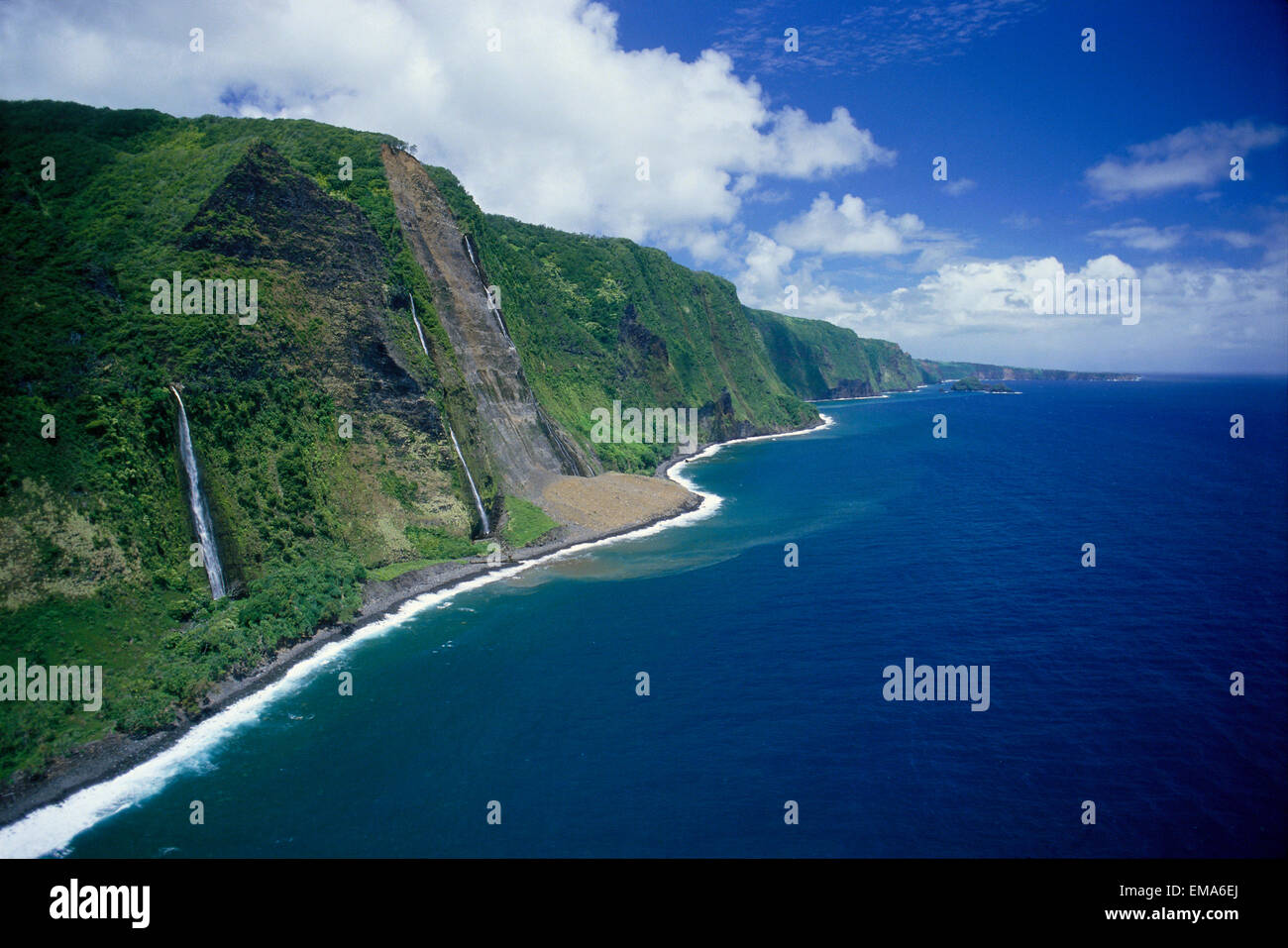 Hawaii, Big Island, Hamakua Coast, Waterfalls B1552 Stock Photo Alamy