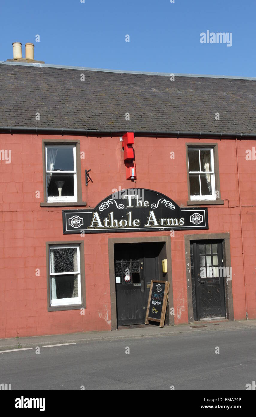 Exterior of Athole Arms Coupar Angus Scotland April 2015 Stock Photo ...