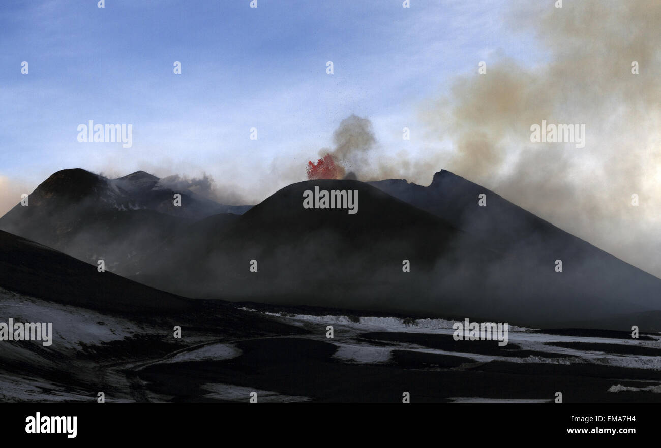 Volcanic ash emission Stock Photo - Alamy