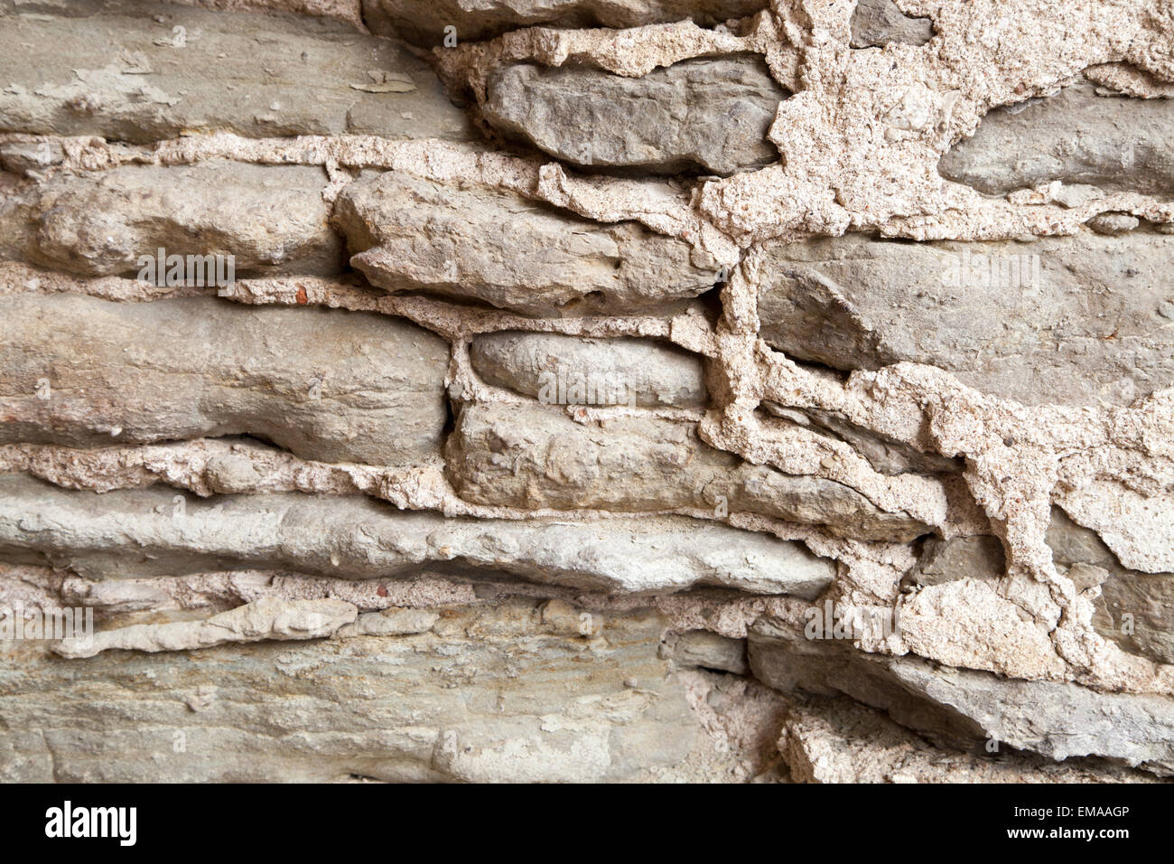 Background of the old natural stone wall Stock Photo - Alamy