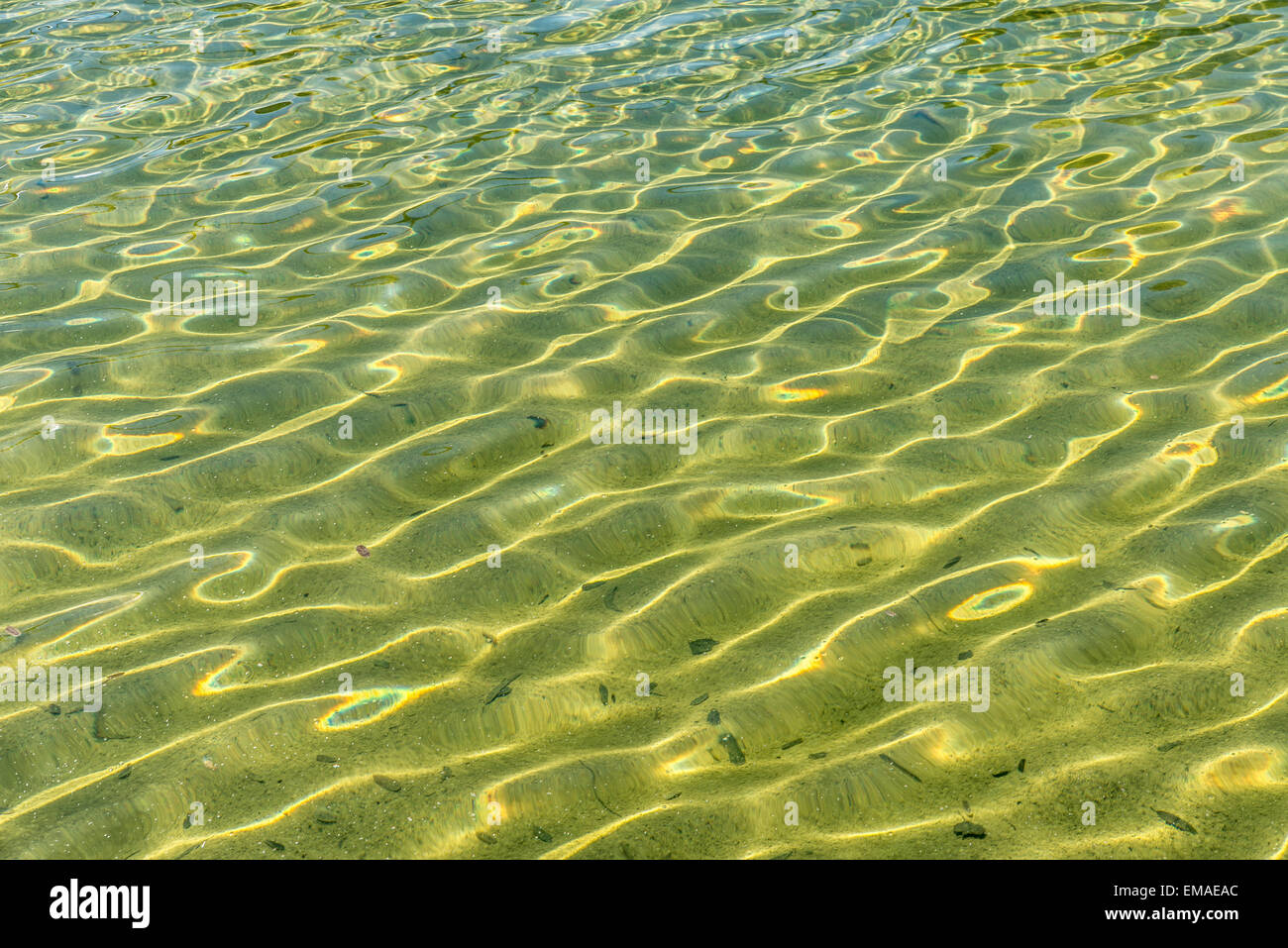 Sunny Reflection Turquoise sea water sunlight reflections hi-res stock photography and ...