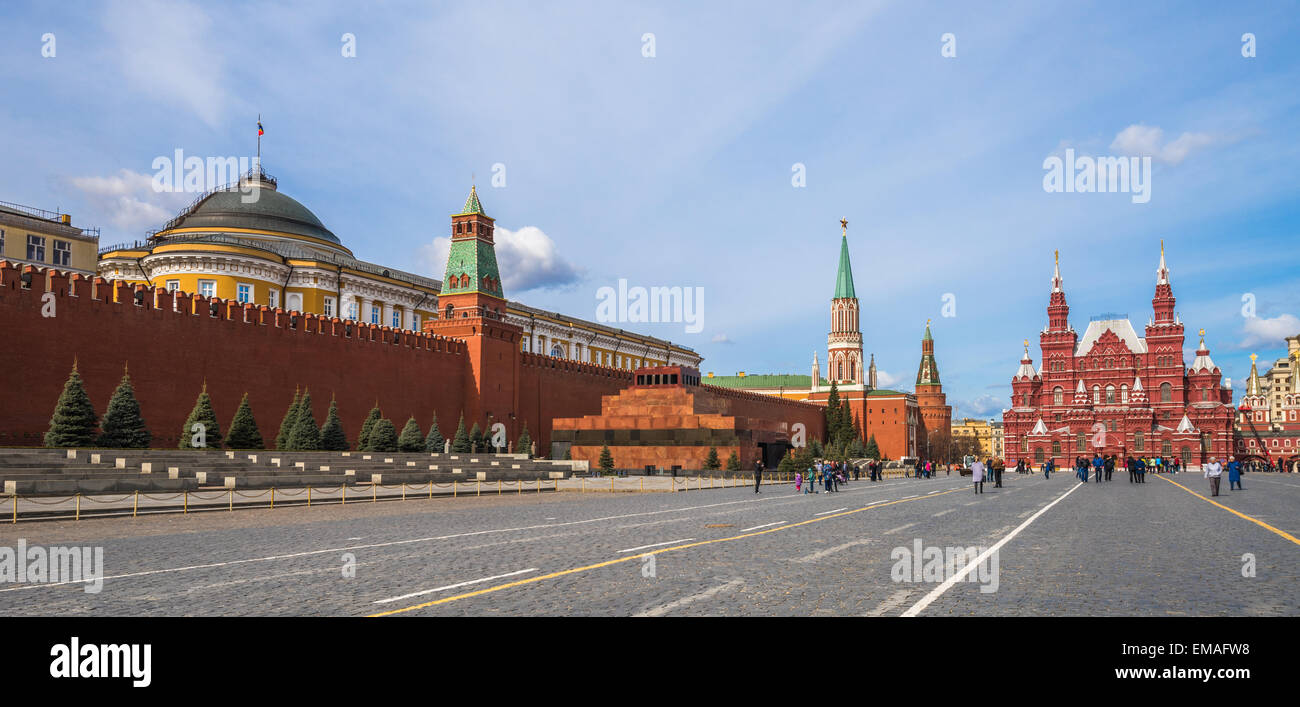 Red Square in Moscow, Russian Federation Stock Photo