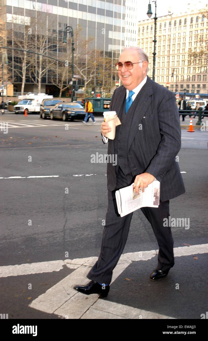 File. 17th Apr, 2015. American real estate developer ALFRED TAUBMAN