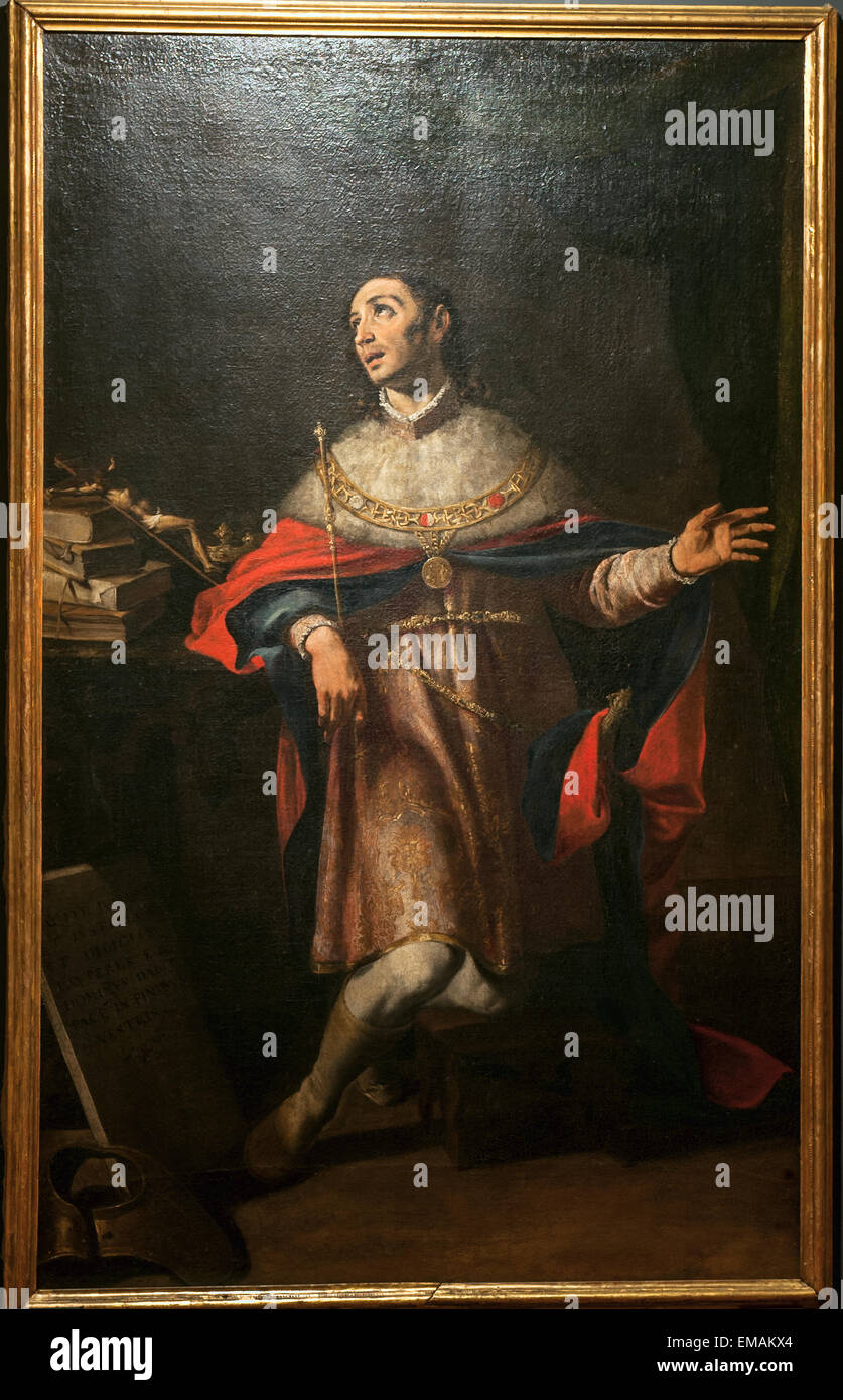 Italy Piedmont Turin St John Cathedral, diocesan Museum - Blessed Amedeo of Savoy - Antonio Molineri (1577-1631) in 1626? Stock Photo