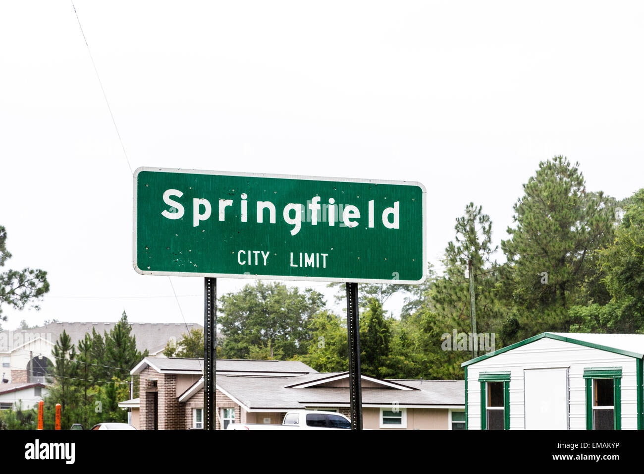 springfield city limity Stock Photo