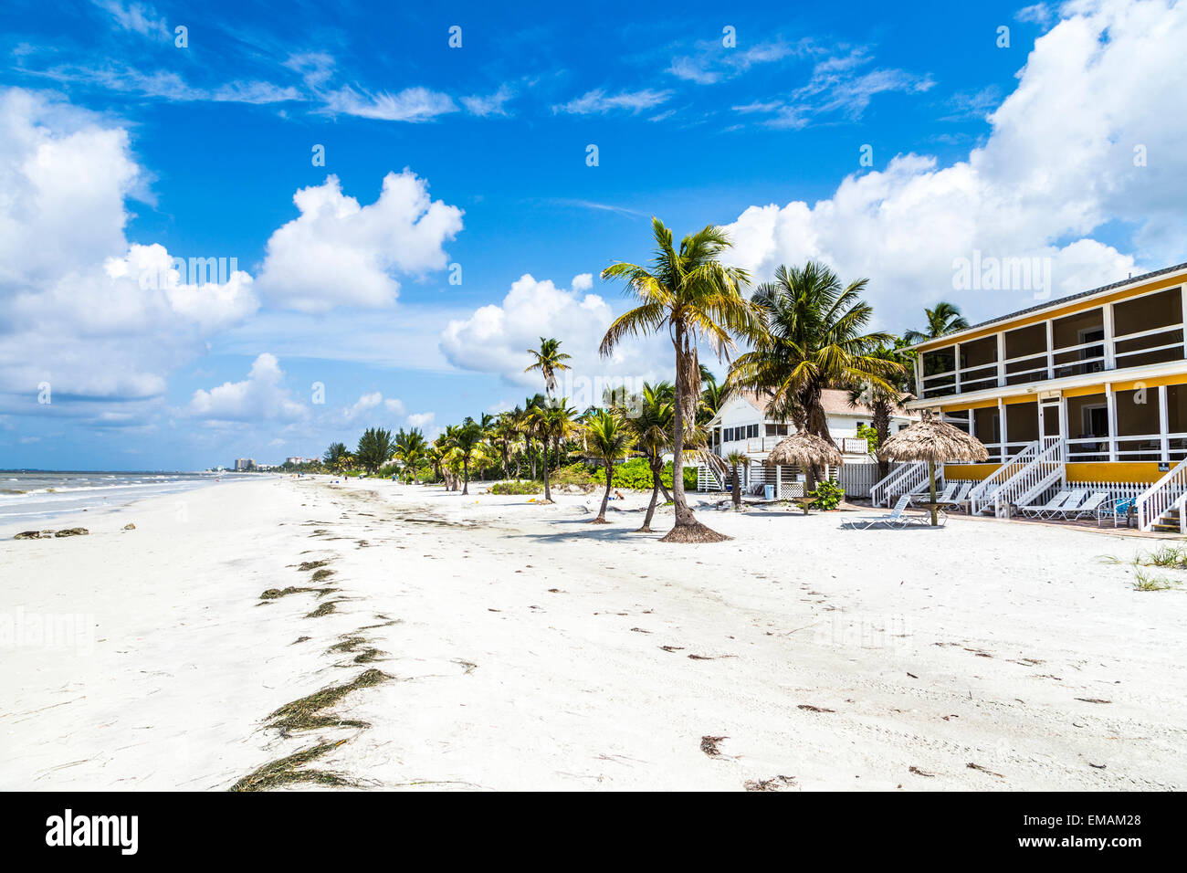 beautiful beach at Fort Myers in america Stock Photo