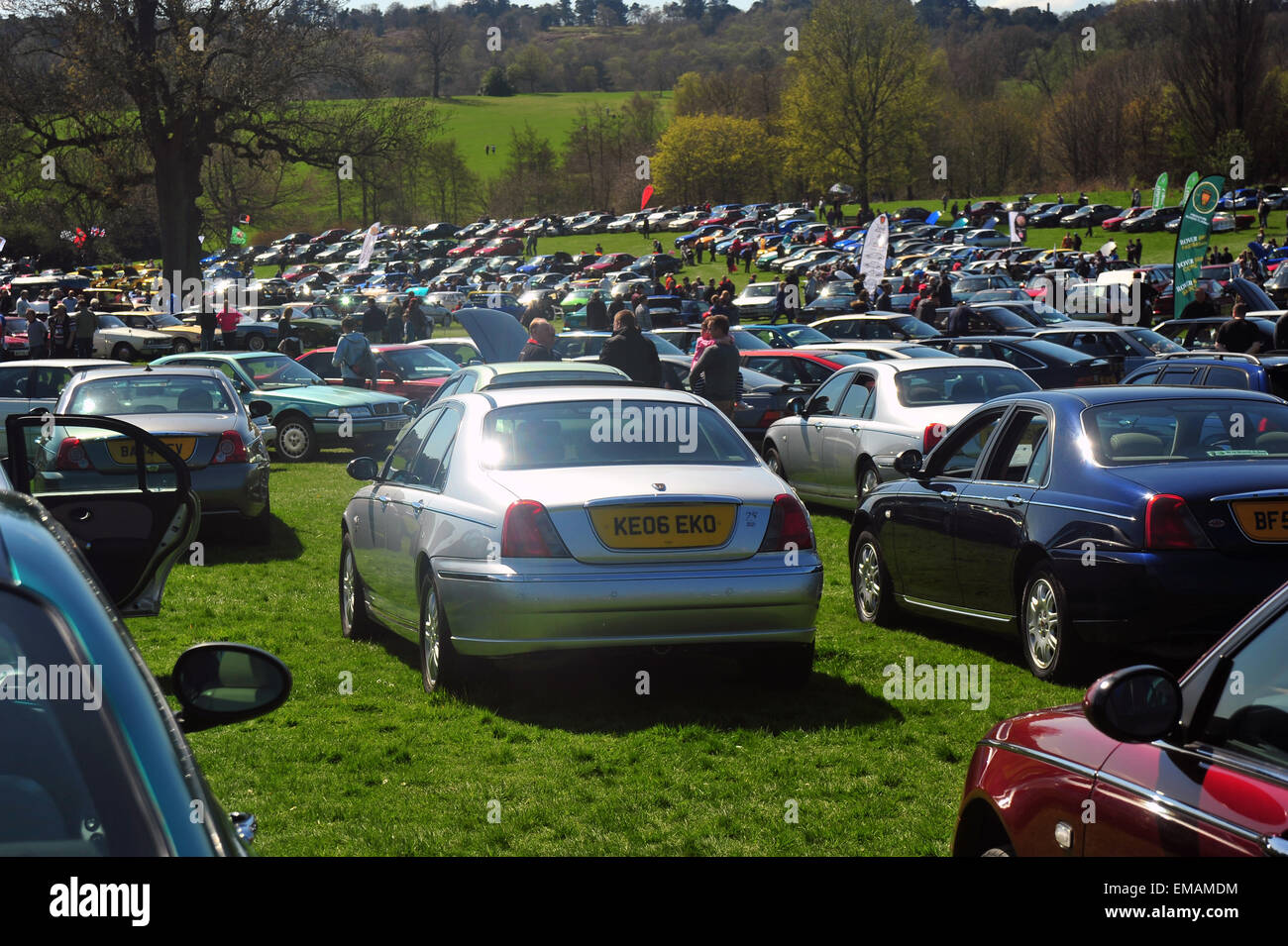 Hundreds of cars at the 10th Pride of Longbridge Rally featuring ...