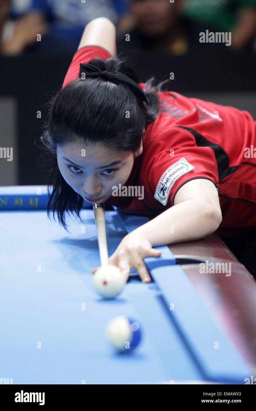 Pasay City. 18th Apr, 2015. Eunji Park of South Korea competes during ...