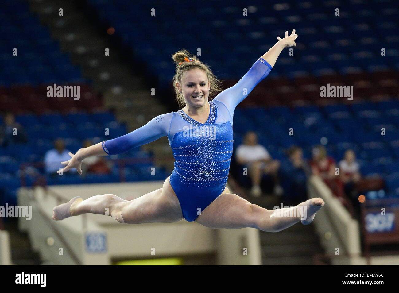 Fort Worth, Texas, USA. 17th Apr, 2015. BRIDGETTE CAQUATTO competes on ...