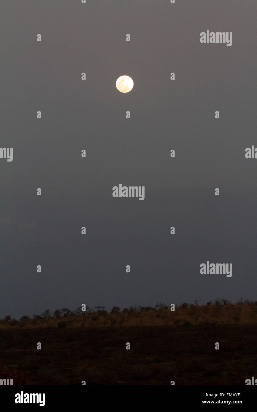 Full moon over KwazuluNatal, South Africa Stock Photo Alamy
