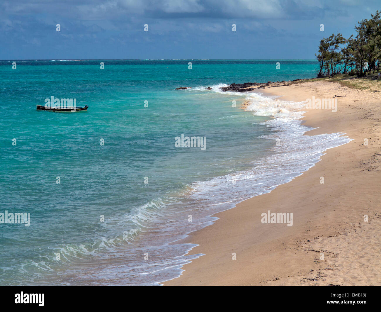 cote Est de l'ile Rodrigues  Mauritius, Indian Ocean Stock Photo