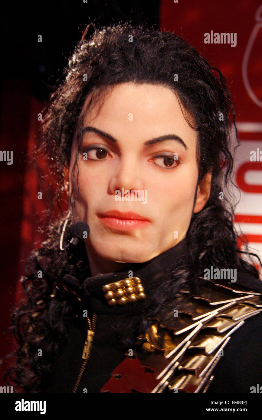 Michael Jackson - Wachsfigur bei Madame Tussauds, 10. Juli 2008, Unter den Linden, Berlin-Mitte. Stock Photo