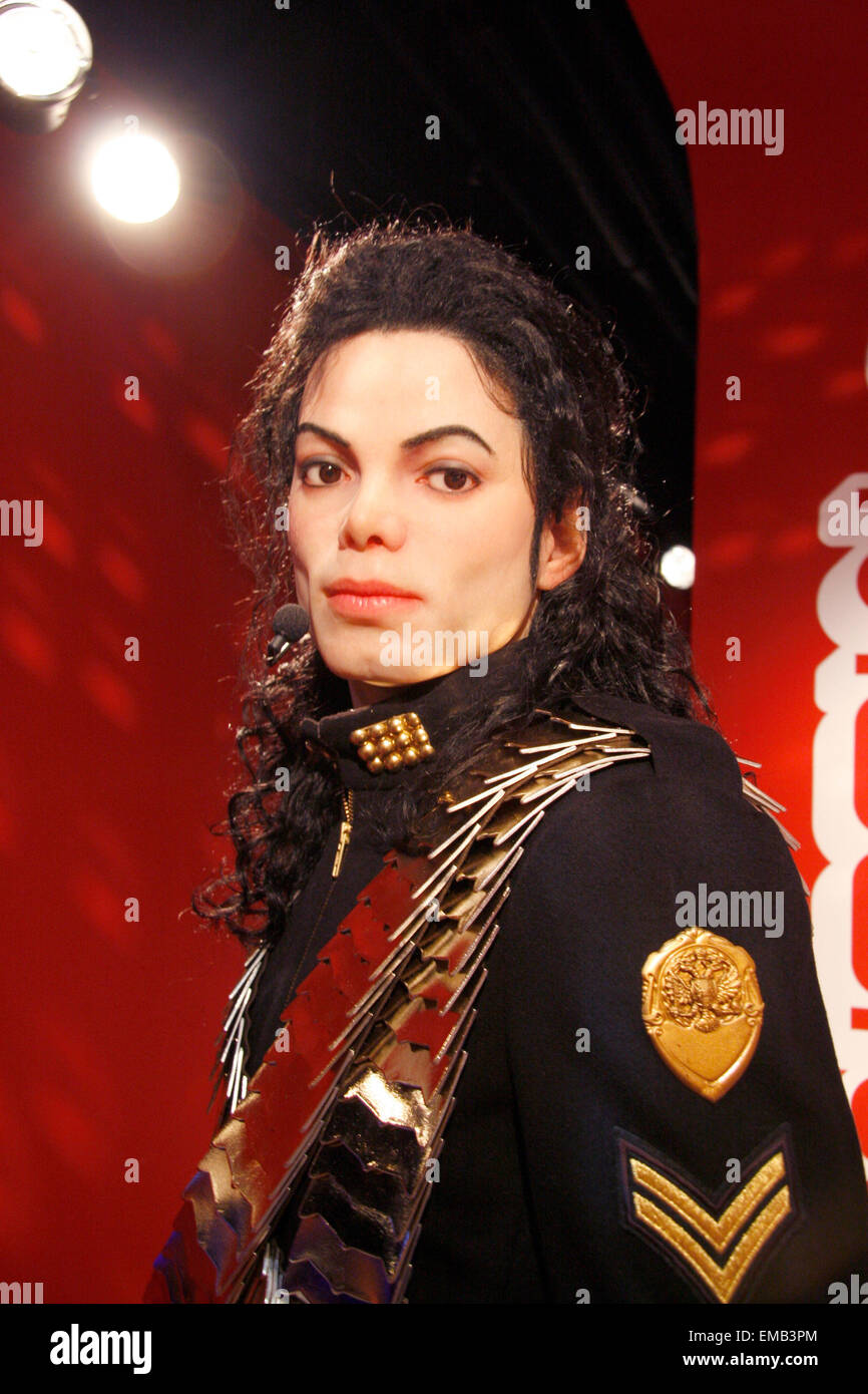 Michael Jackson - Wachsfigur bei Madame Tussauds, 10. Juli 2008, Unter den Linden, Berlin-Mitte . Stock Photo