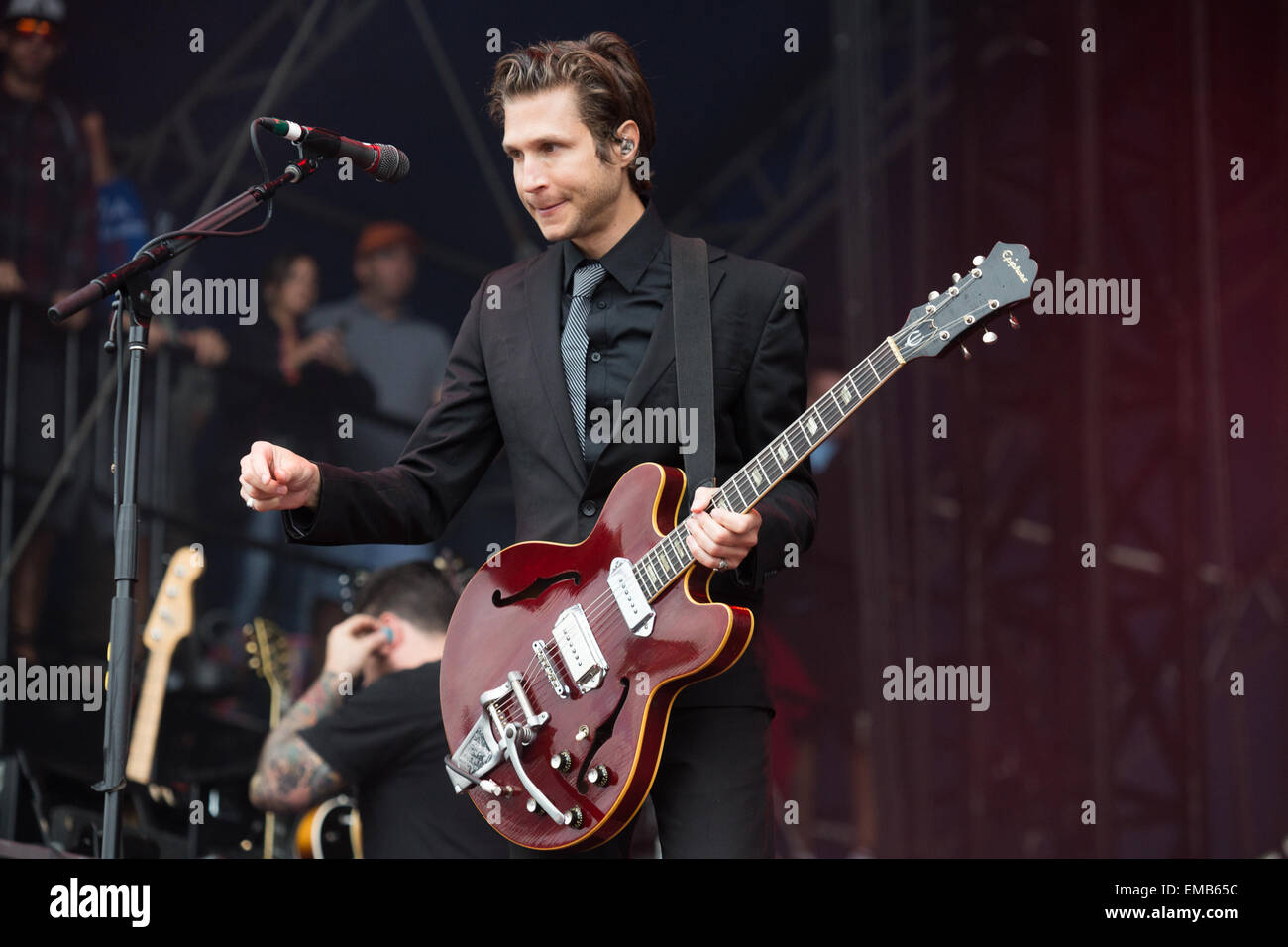 Interpol performs at ACL Fest Featuring: Interpol,Daniel Kessler Where ...