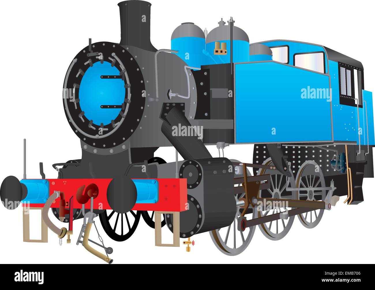 Drawing of steam locomotive hi-res stock photography and images - Alamy