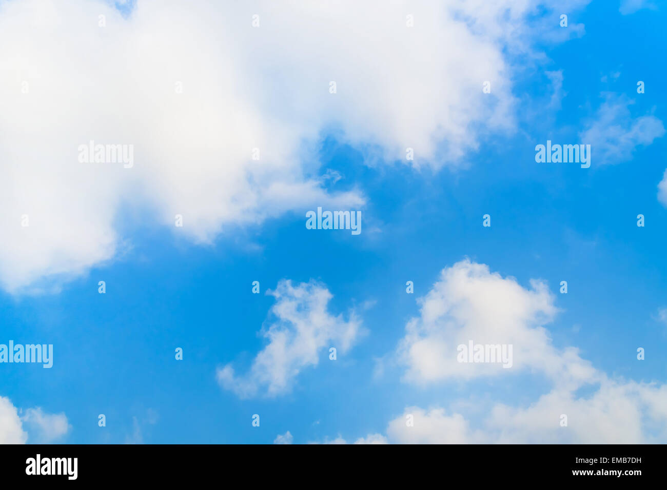 natural blue sky background with white clouds Stock Photo - Alamy
