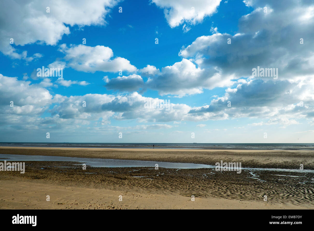 Camber Sands beach, Camber, East Sussex, UK Stock Photo