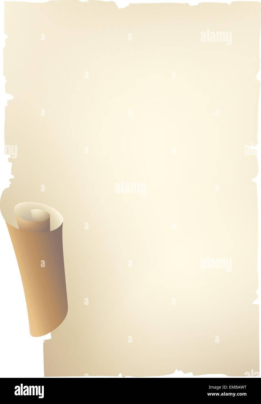 Old paper rolled banner Stock Vector Image & Art - Alamy
