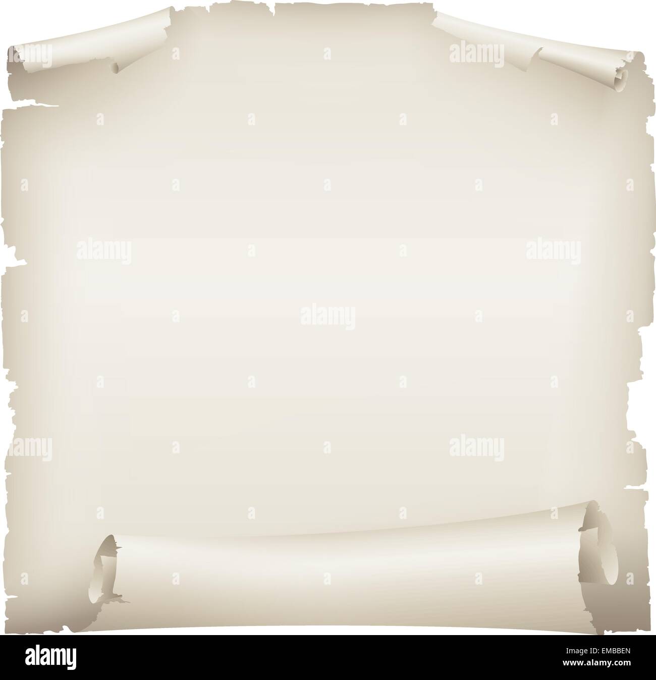 Old paper rolled banner Stock Vector Image & Art - Alamy
