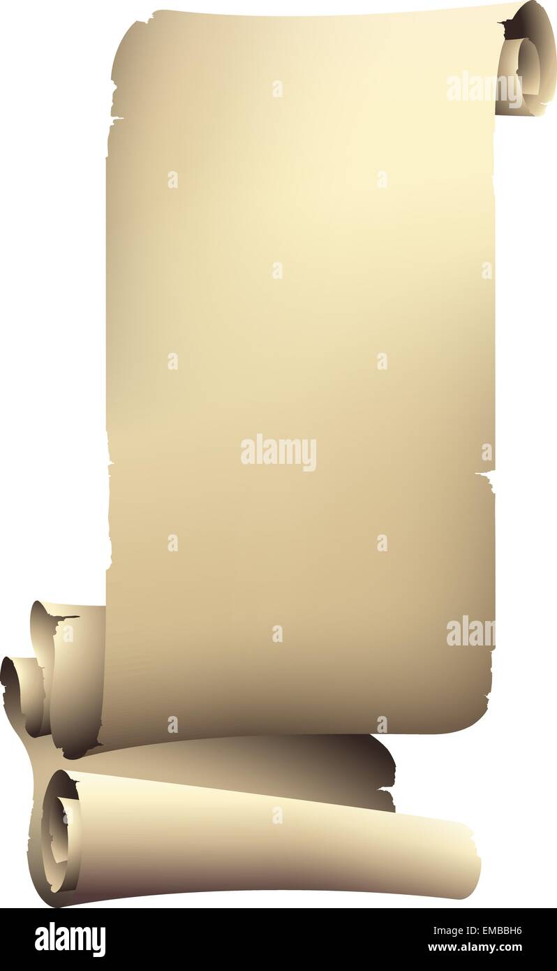 Old paper rolled banner Stock Vector Image & Art - Alamy