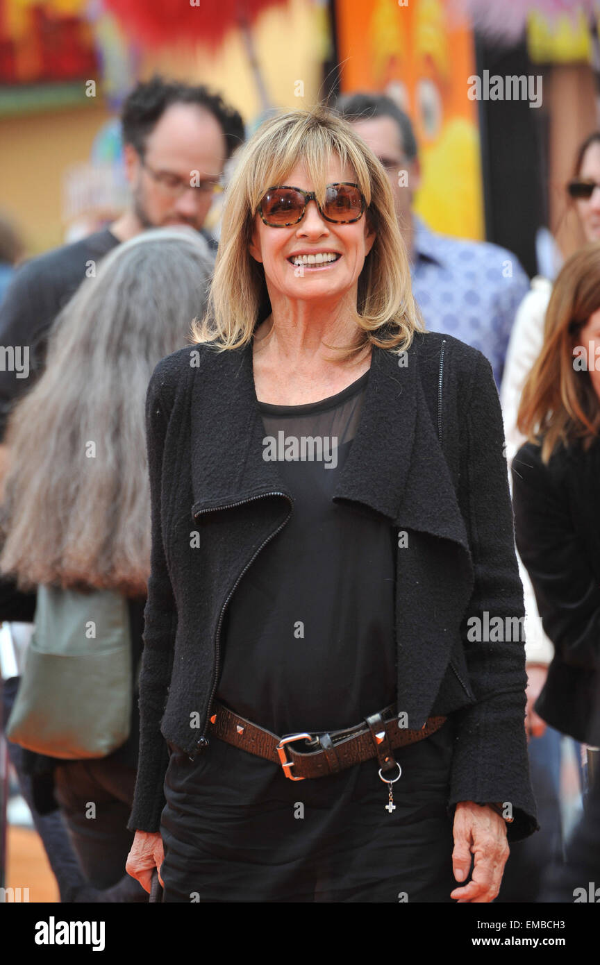 LOS ANGELES, CA - FEBRUARY 19, 2012: Linda Gray at the world premiere of 'Dr. Suess' The Lorax' at Universal Studios, Hollywood. February 19, 2012 Los Angeles, CA Stock Photo
