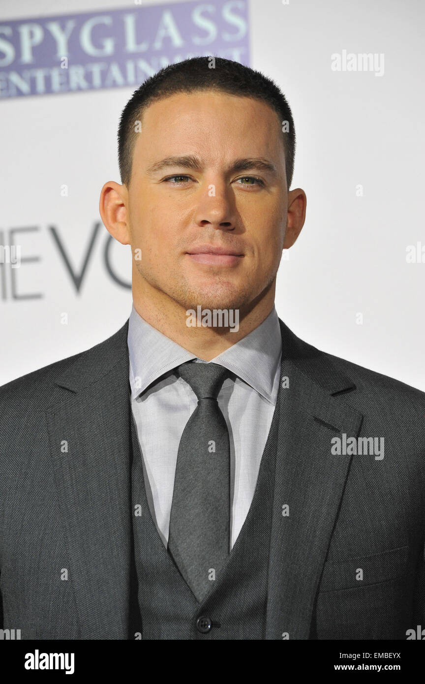 LOS ANGELES, CA - FEBRUARY 6, 2012: Channing Tatum at the world premiere of his new movie 'The Vow' at Grauman's Chinese Theatre, Hollywood. February 6, 2012 Los Angeles, CA Stock Photo