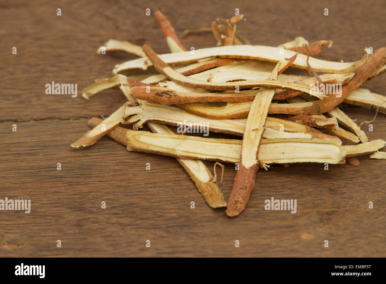 Liquorice root, used in chinese herbal medicine Stock Photo Alamy