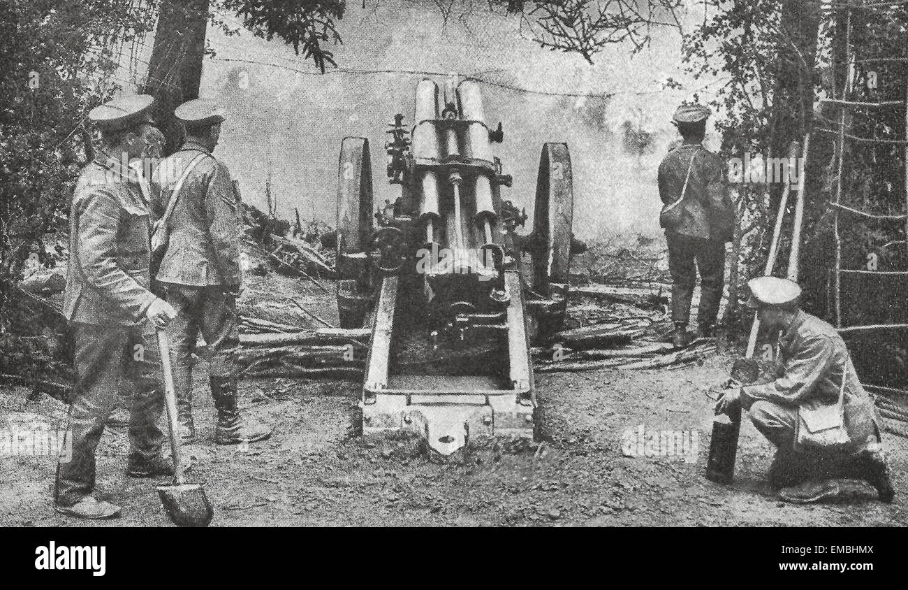 Artillery battery wwi hires stock photography and images Alamy