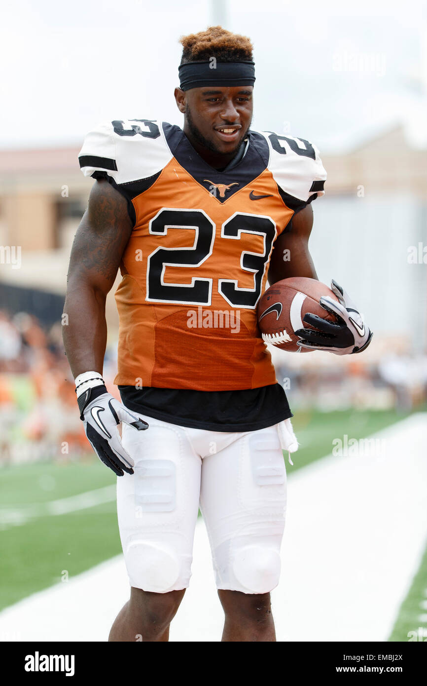 April 18, 2105 Texas Longhorns wide receiver Daje Johnson (23) during