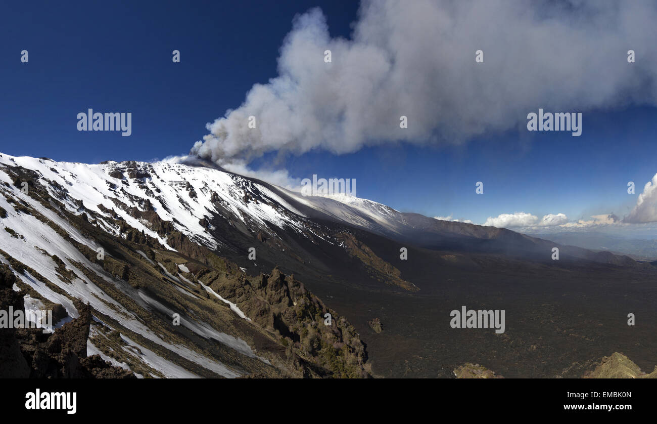 Volcanic ash emission Stock Photo - Alamy