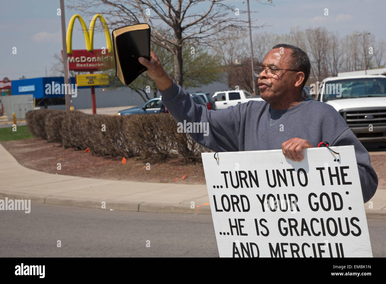 Toledo, Ohio Rev. Eugene Rocker, pastor of Anchor Baptist Church