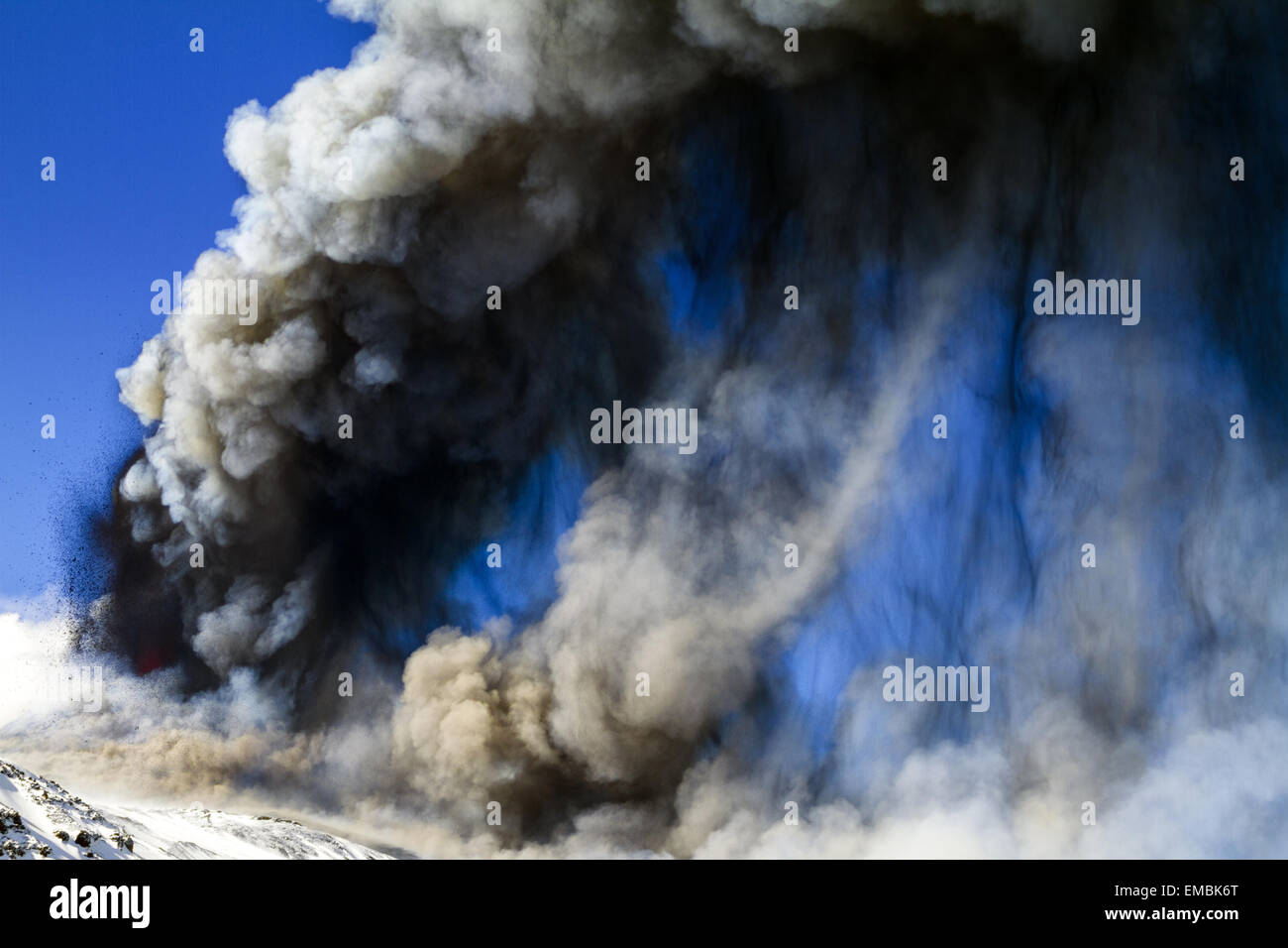 Volcanic ash emission Stock Photo - Alamy