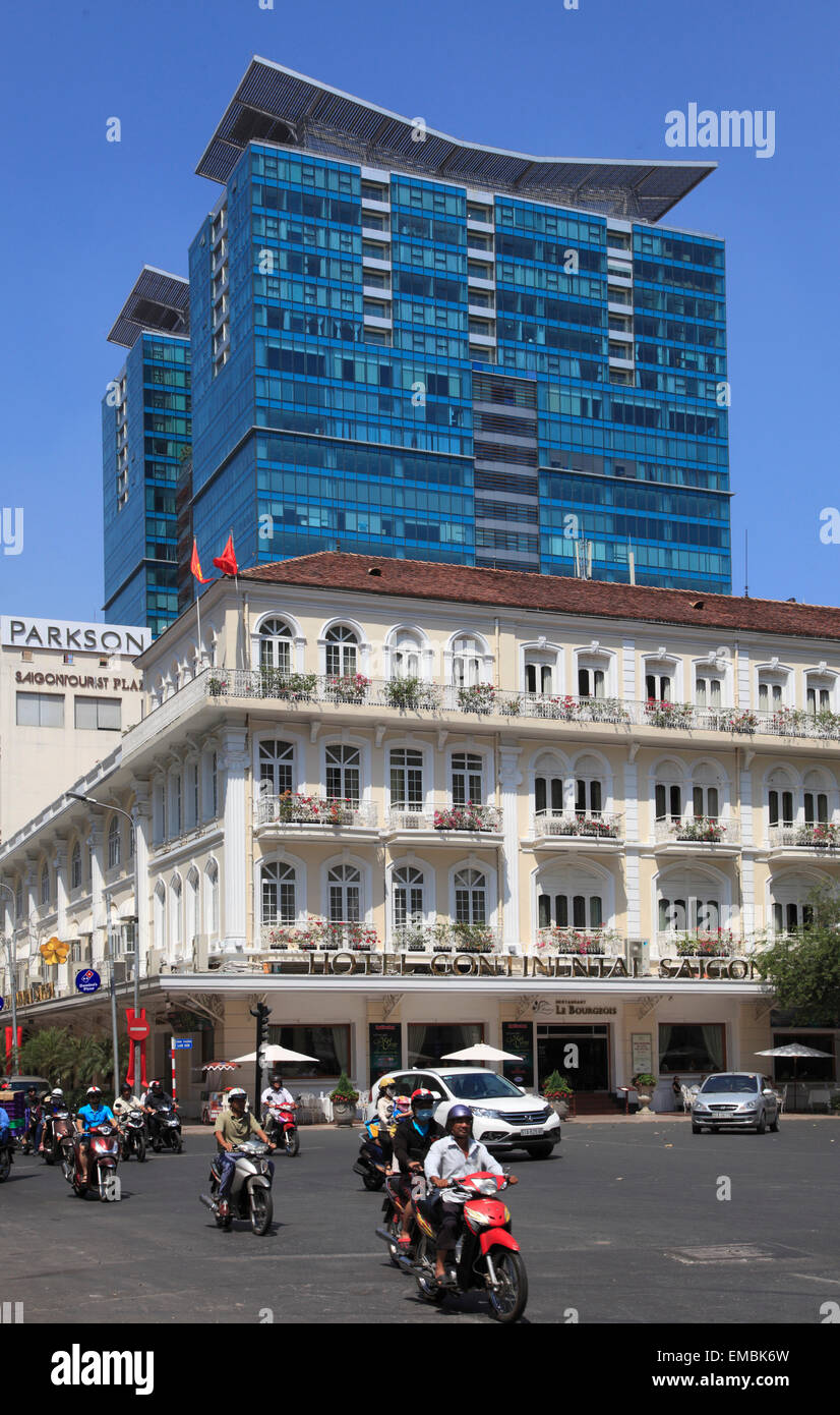 Vietnam, Ho Chi Minh City, Saigon, Hotel Continental, Vincom Center, Stock Photo