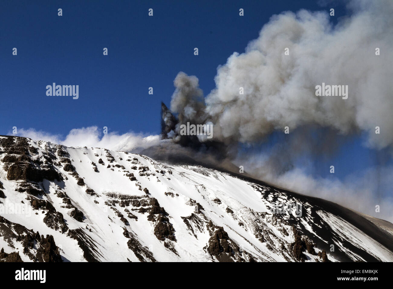 Volcanic ash emission Stock Photo - Alamy
