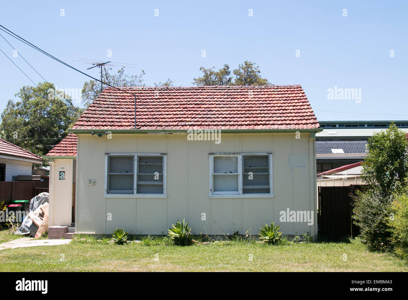 traditional fibreboard detached home in Guildford,Western Sydney