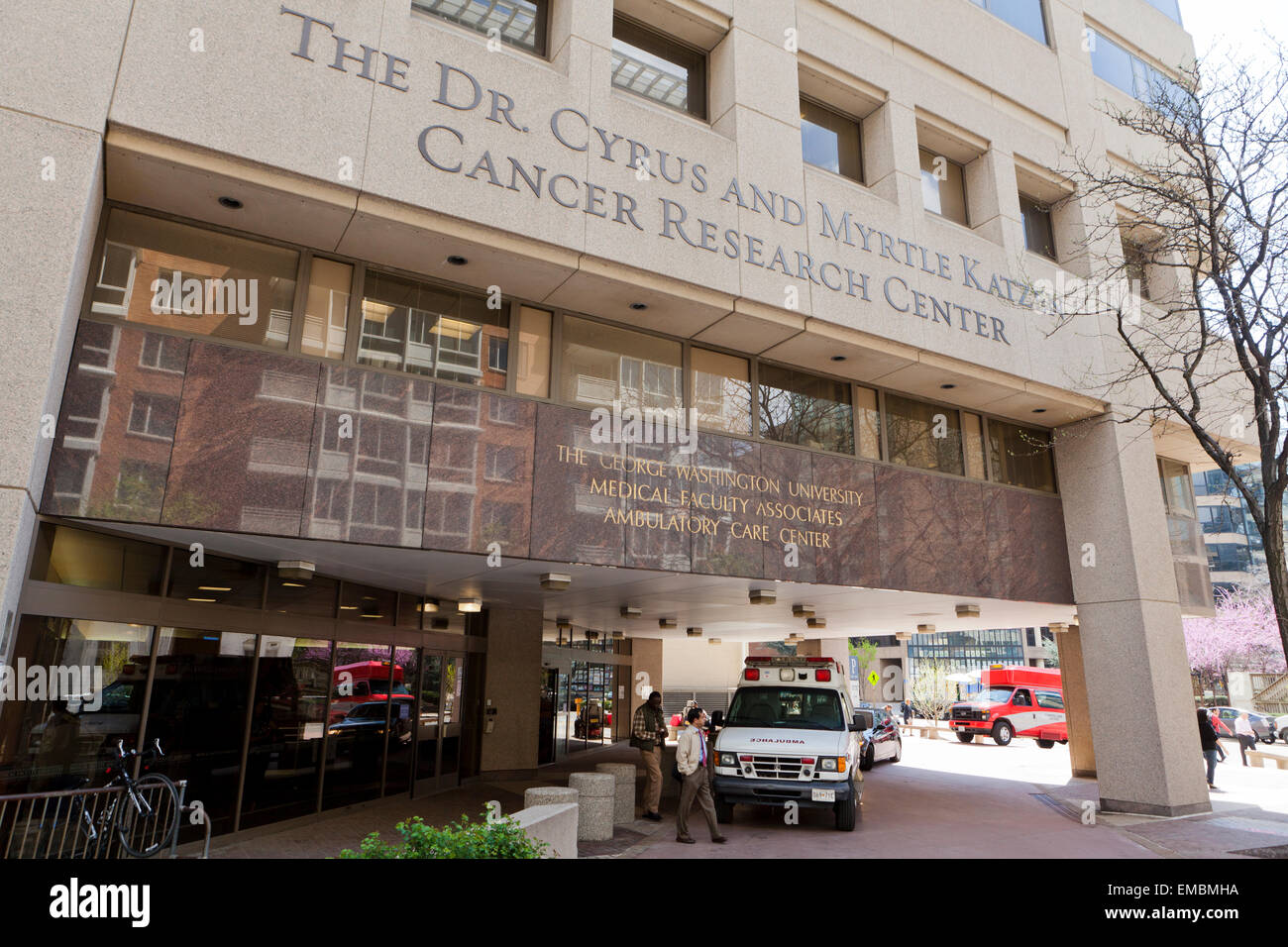 The Dr. Cyrus and Myrtle Katzen Cancer Research Center, George Washington University - Washington, DC USA Stock Photo